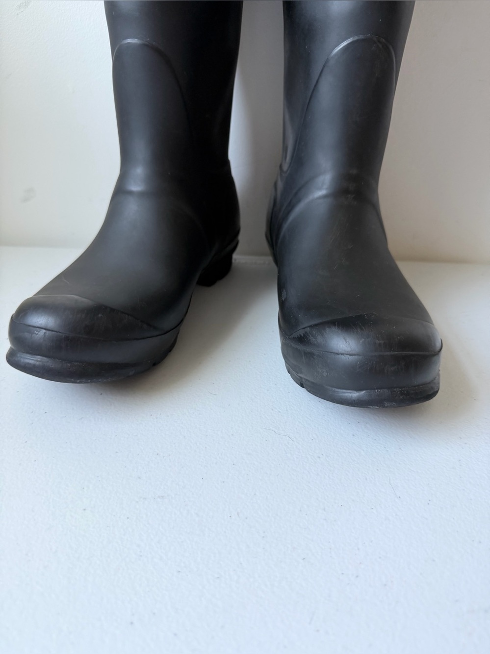 Hunter Matte Black Tall Rain Boots Size US 8 / UK 6 - Picture 2 of 16